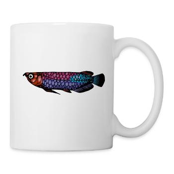 Meerestiere - Tasse - Weiß - Rechts