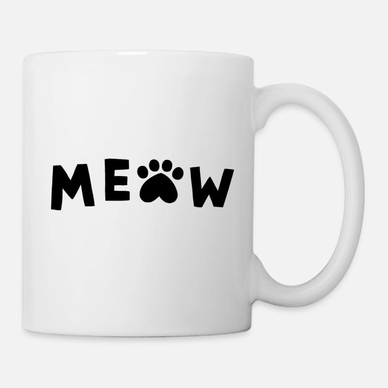 Miaou - Mug blanc - blanc