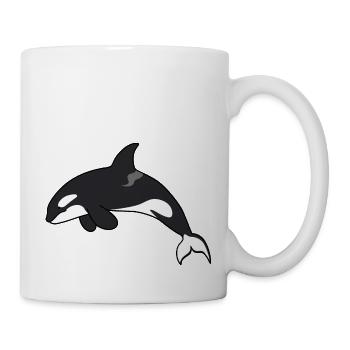 Meerestiere - Tasse - Weiß - Rechts