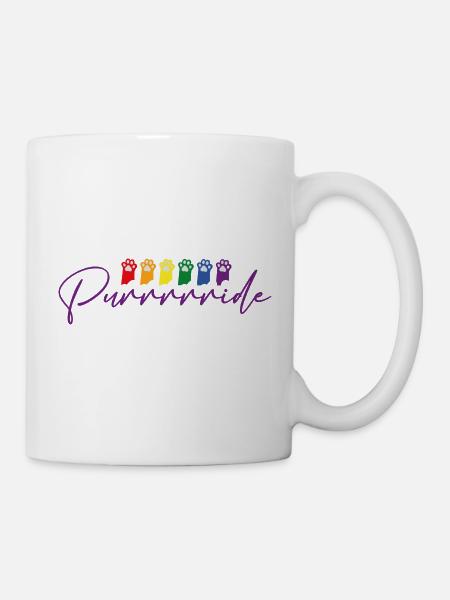 Katze Pride - Tasse - Weiß