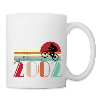 Vintage Birthday rétro sunset design - Mug blanc - blanc - Droite