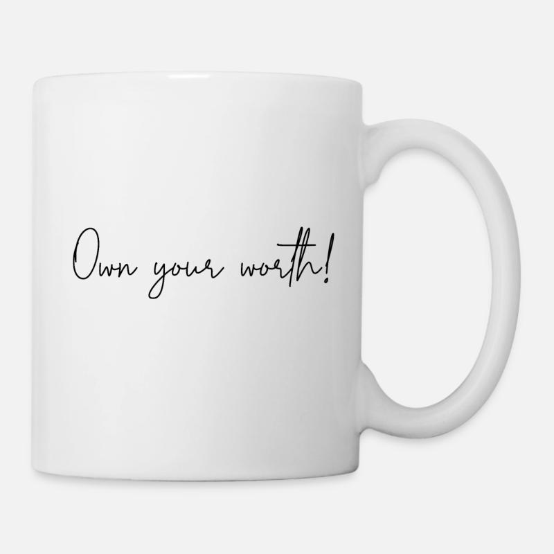 Recognize your worth - Mug - white