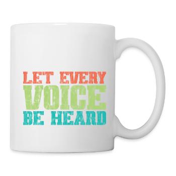 Que chaque voix soit entendue 3 - Mug blanc - blanc - Droite
