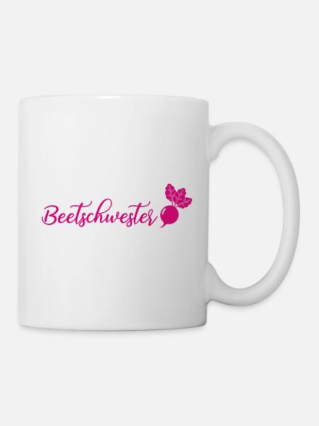 Beetschwester - Tasse - Weiß