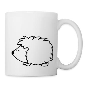 igel - Tasse - Weiß - Rechts