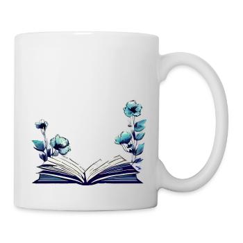 Buch Geschenk Buchliebhaber Lesen Bücher Leser - Tasse - Weiß - Rechts