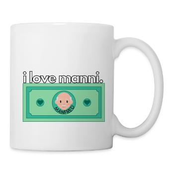 Tout le monde cher Manfred - toi aussi ? - Mug blanc - blanc - Droite