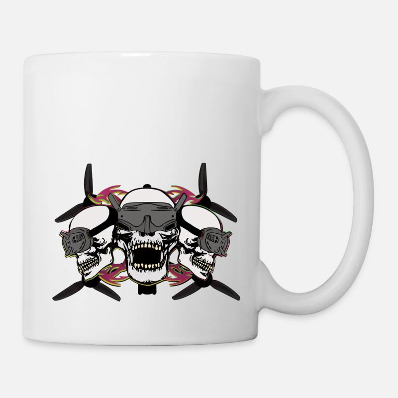 Drohnen Pilot - Tasse - Weiß