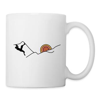 Bouldering Sunset Sunrise - Mug - white - Right
