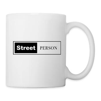 Street Person Marke - Tasse - Weiß - Rechts