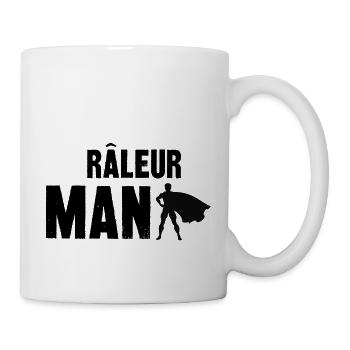 râleur man - Mug blanc - blanc - Droite