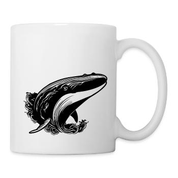 Whale Sea Fish - Mug - white - Right
