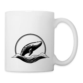 Whale Sea Fish - Mug - white - Right