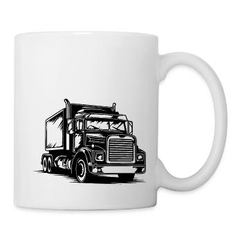 Truck Driver Truck Truck - Mug - white - Right
