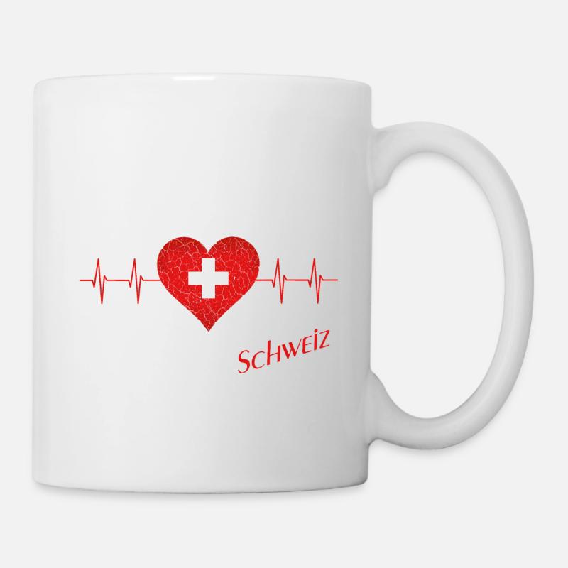 Schweiz - Tasse - Weiß