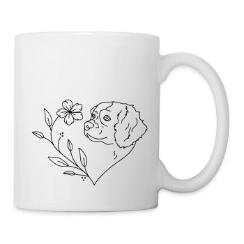 Dog heart - Mug - white - Right