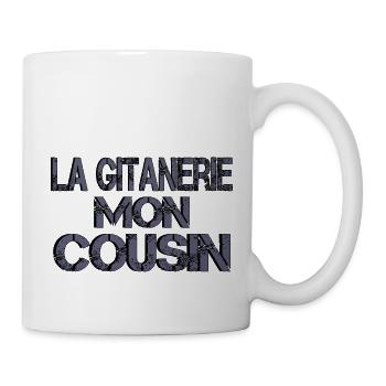 La Gitanerie Mon Cousin - Mug blanc - blanc - Droite