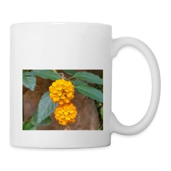 Lantana auch spanische Flagge Wandelröschen Lantana - Tasse - Weiß - Rechts