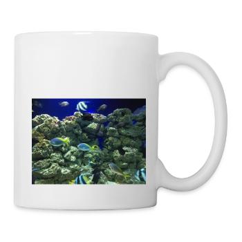 Poissons - Mug blanc - blanc - Droite