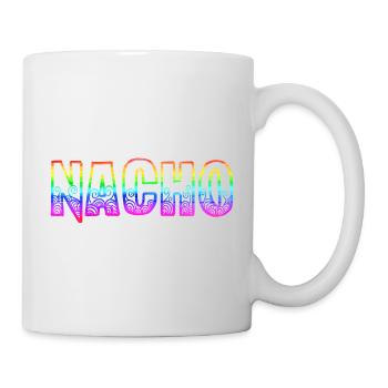 Nacho RS Arc-en-ciel - Mug blanc - blanc - Droite