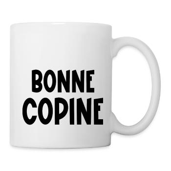 bonne copine - Mug blanc - blanc - Droite