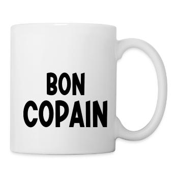 bon copain - Mug blanc - blanc - Droite
