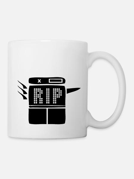 RIP COPIER | RIP klimafeindlicher Kopierer - Tasse - Weiß