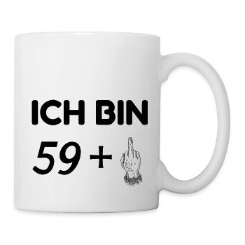 ICH BIN 60 - 60. GEBURTSTAG - Tasse - Weiß - Rechts