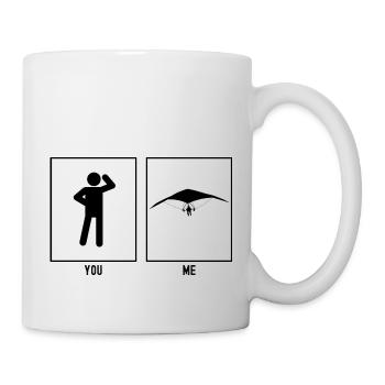Vous - Moi - Approche Parapente - Mug blanc - blanc - Droite