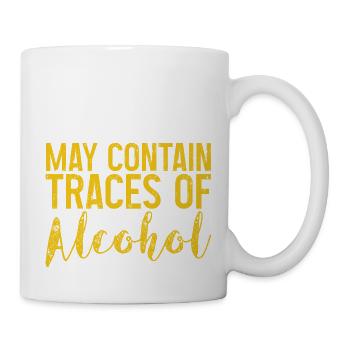 May Contain Traces Of Alcohol 3 - Mug - white - Right