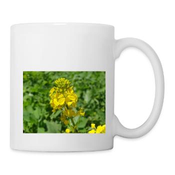 black mustard (in german Schwarzer Senf) - Mug - white - Right