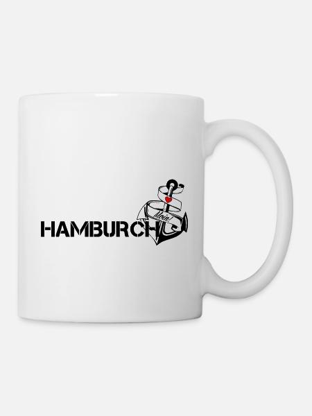 Hamburch - Tasse - Weiß