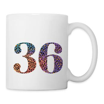 36th Birthday Leopard - Mug - white - Right