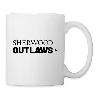 Sherwood interdit les fléchettes - Mug blanc - blanc - Droite
