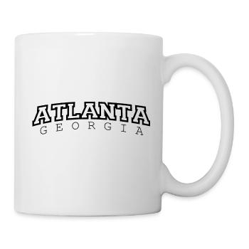 Atlanta, Georgia - Tasse - Weiß - Rechts