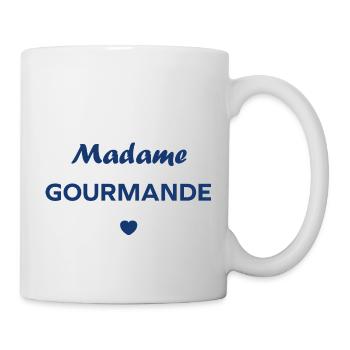 Madame Gourmande - Mug blanc - blanc - Droite