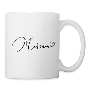 Miriam Last Name First Name Girl - Mug - white - Right