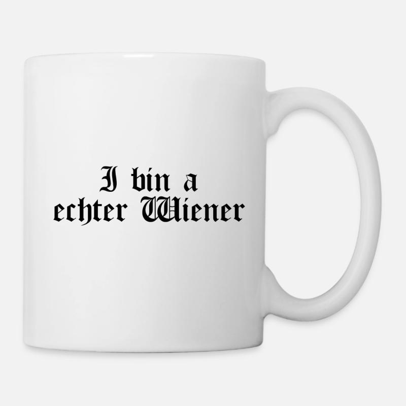 I bin a echter Wiener - Tasse - Weiß