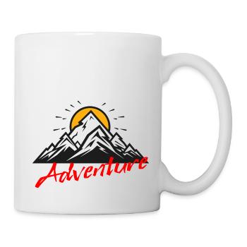 Mountain Panorama Adventure - Mountain Adventure - Mug - white - Right