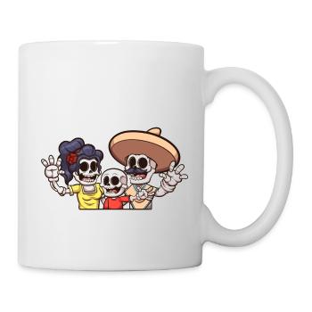 Mexican Skeleton Family - Mug - white - Right