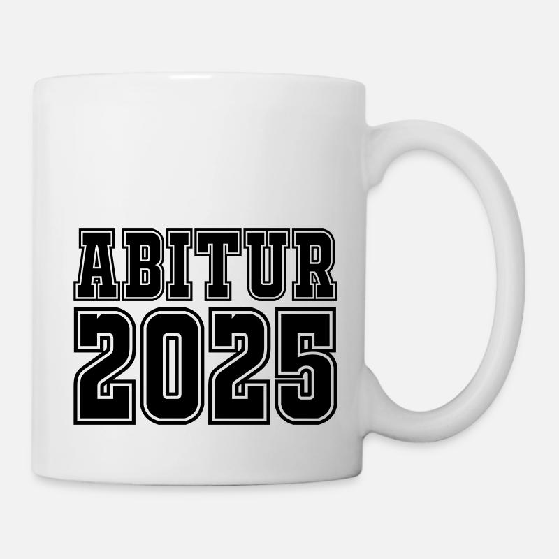 Abitur 2025 - Tasse - Weiß