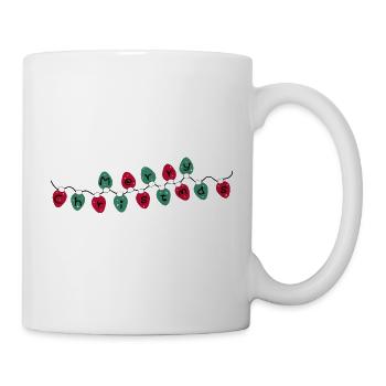 FROHE WEIHNACHTSLICHTER - Tasse - Weiß - Rechts