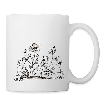 Flowers - Mug - white - Right