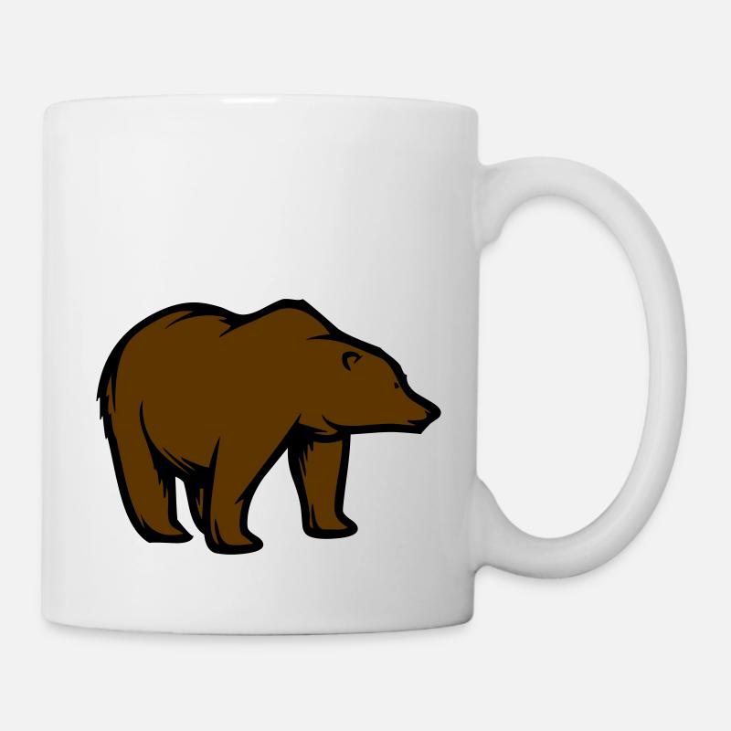 bär - Tasse - Weiß