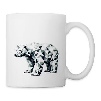 Eisbär // polar bear - Tasse - Weiß - Rechts