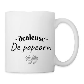 Dealeuse de popcorn - Mug blanc - blanc - Droite