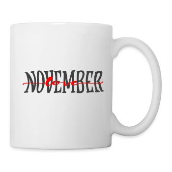 Novembre - Mug blanc - blanc - Droite
