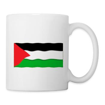 Drapeau Palestine - Mug blanc - blanc - Droite