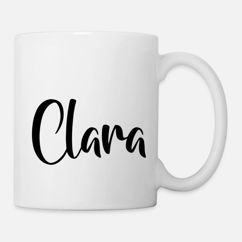 Name - Clara - Tasse - Weiß