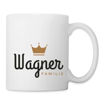 Wagner Familie - Tasse - Weiß - Rechts
